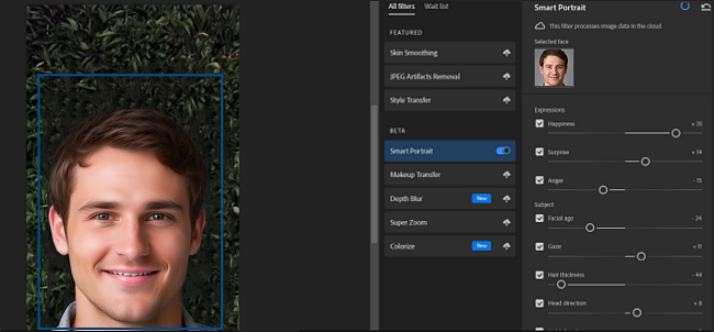 Neural facial filter 1